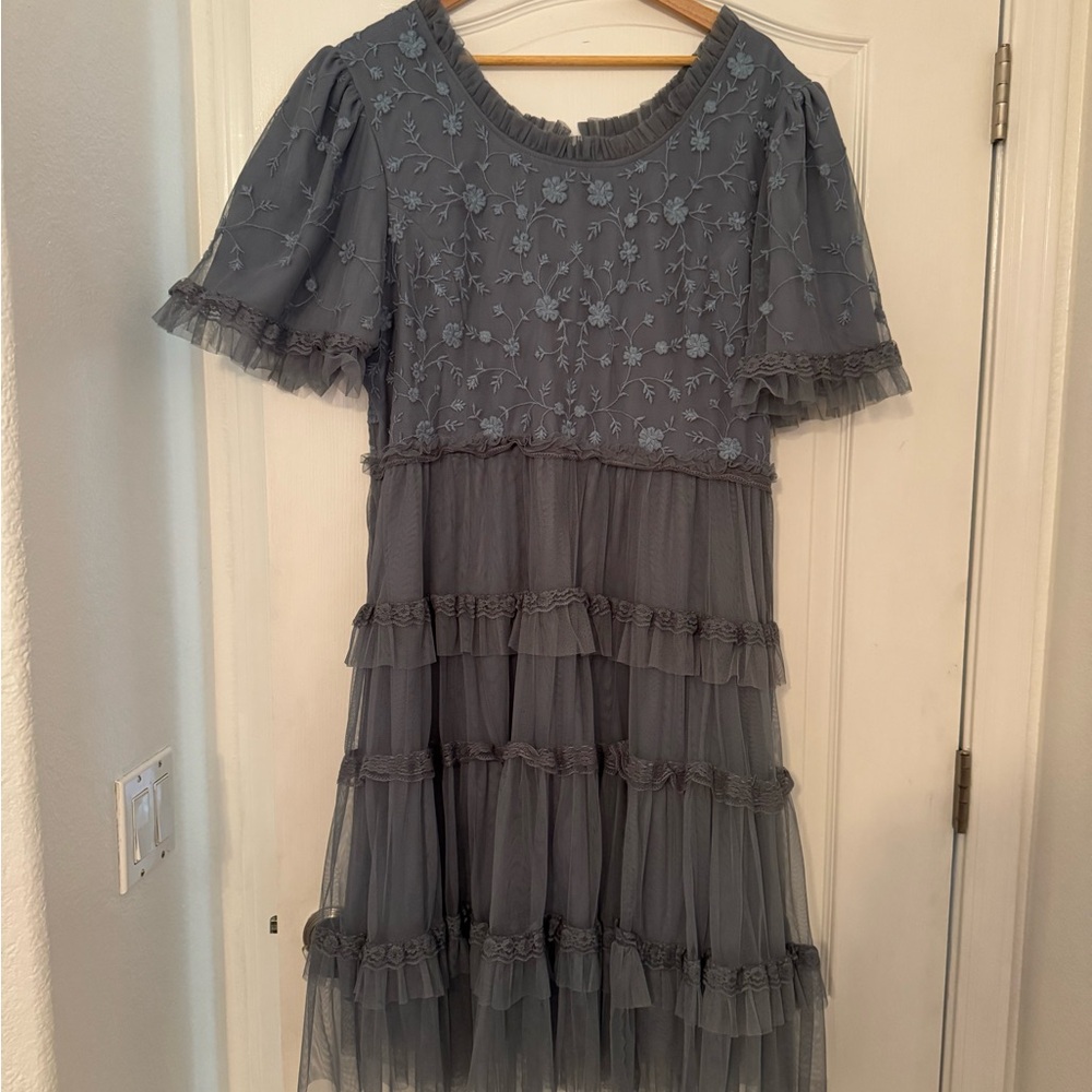 Jessakae Harper Dress Slate Blue